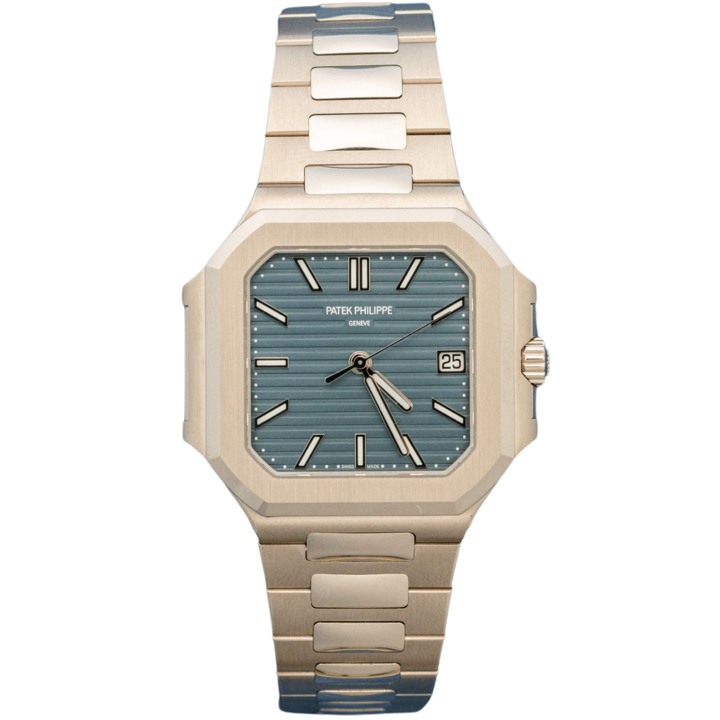 Patek Phillipe Cubitus Ref. 7128/1G White Gold Blue Dial
