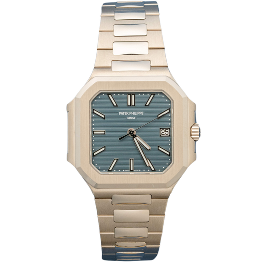 Patek Phillipe Cubitus Ref. 7128/1G White Gold Blue Dial