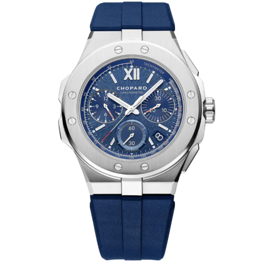 ALPINE EAGLE XL CHRONO 44 MM LUCENT STEEL™ WITH ALETSCH BLUE DIAL