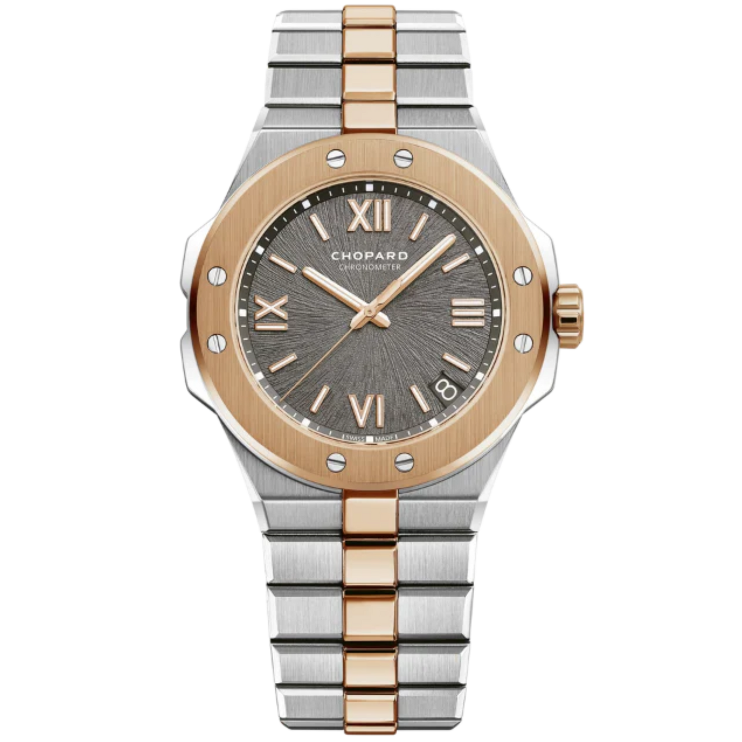 ALPINE EAGLE 41 MM ETHICAL ROSE GOLD - LUCENT STEEL™ WITH GREY DIAL