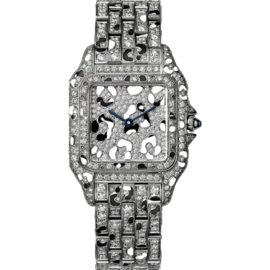 PANTHERE DE CARTIER 37 MM RHODIUMIZED WHITE GOLD