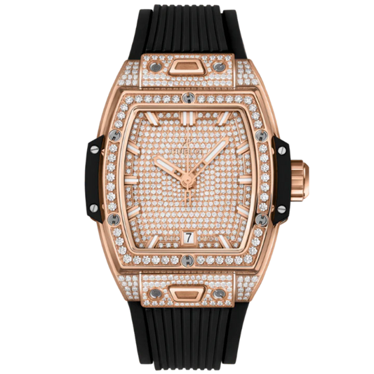 SPIRIT OF BIG BANG 39 MM KING GOLD FULL PAVÉ