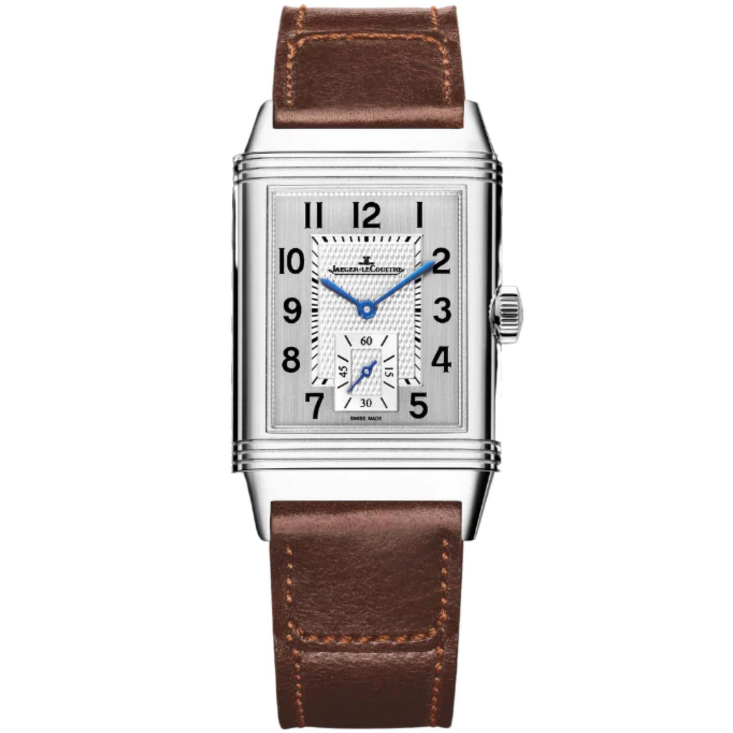 REVERSO CLASSIC MONOFACE SMALL SECONDS 46 MM STAINLESS STEEL WITH SILVER GREY DIAL