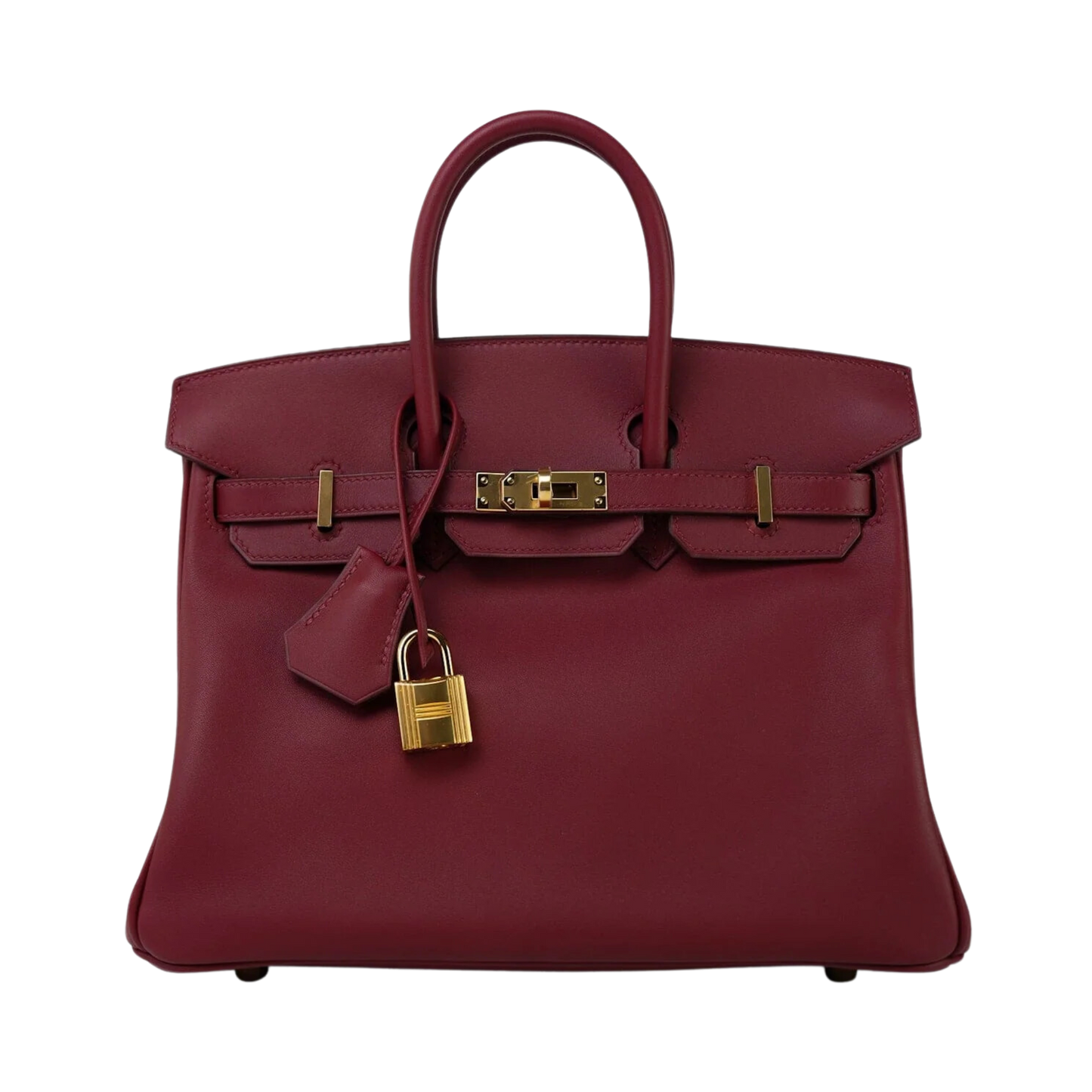 Hermes Birkin 25 Rouge H Swift Leather