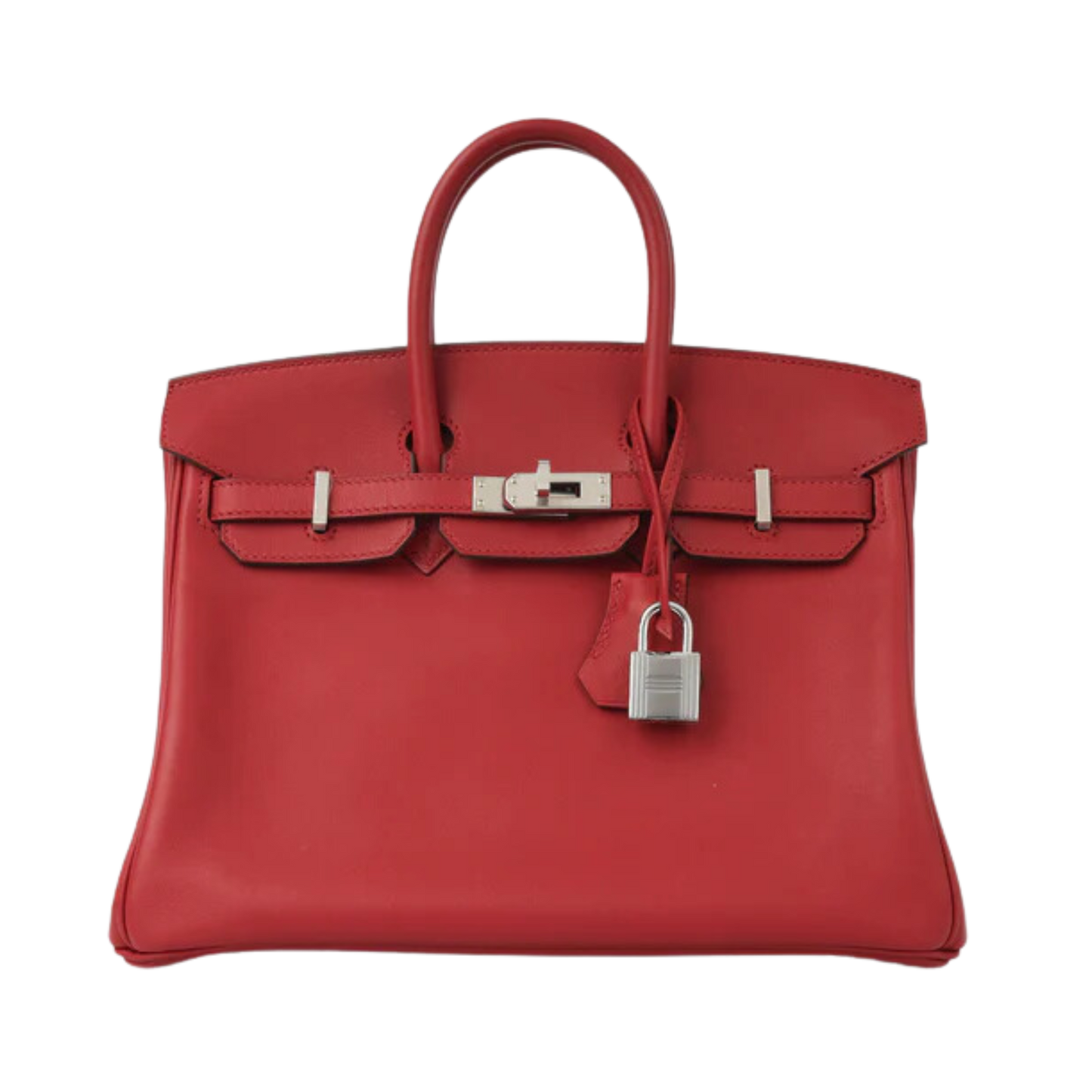 Hermes Birkin 25 Rouge Piment Swift Leather