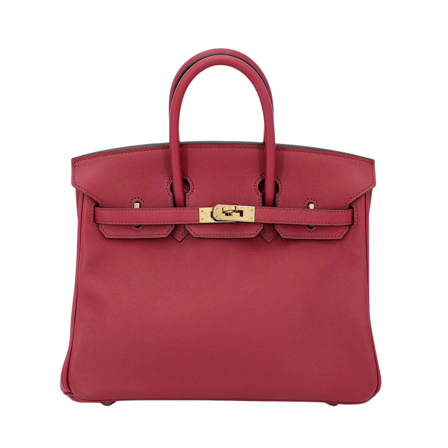 Hermes Birkin 25 Rouge Grenat Swift Leather