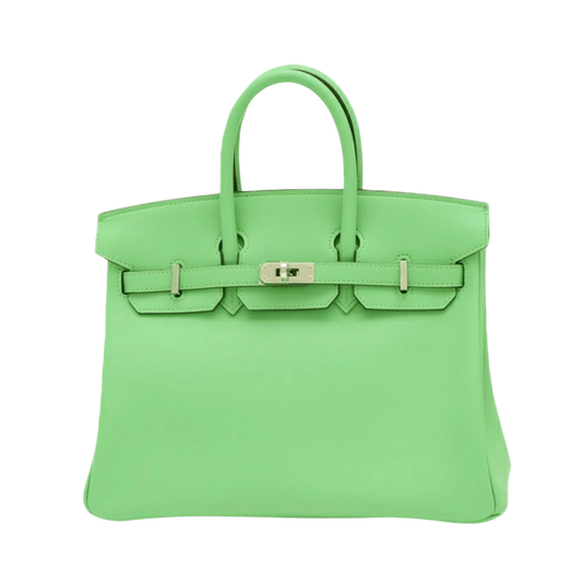 Hermes Birkin 25 Vert Comic Swift Leather
