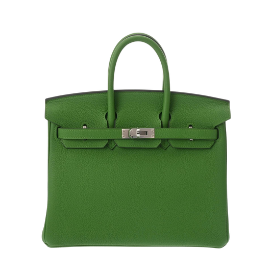 Hermes Birkin 25 Vert Yucca Togo Leather