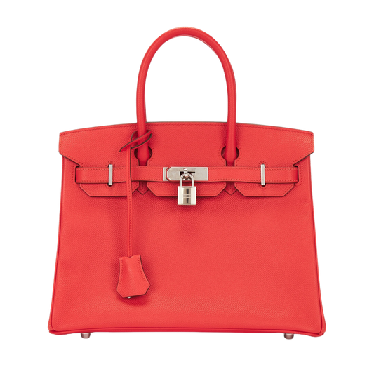 Hermes Birkin 25 Rouge Tomate Epsom Leather