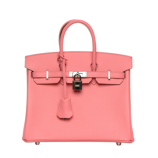 Hermes Birkin 25 Rose Confetti Epsom Leather