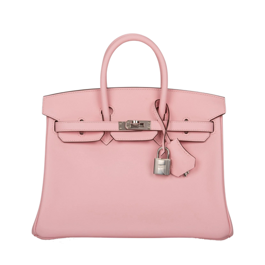 Hermes Birkin 25 Rose Sakura Swift Leather