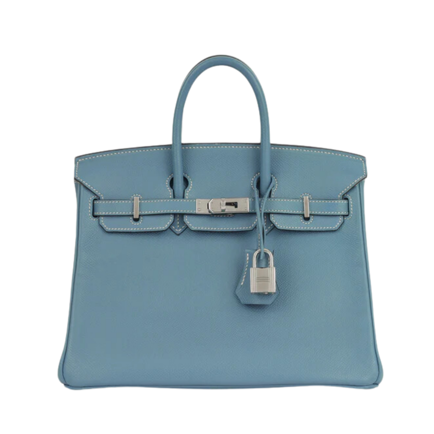 Hermes Birkin 25 Bleu Jean Epsom Leather