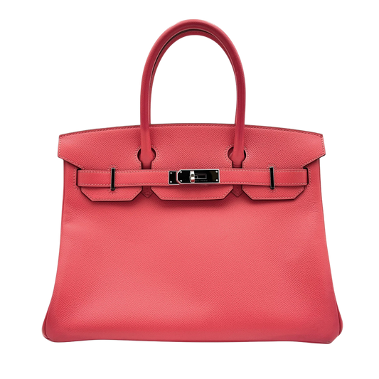 Hermes Birkin 30 Rose Jaipur Epsom Leather