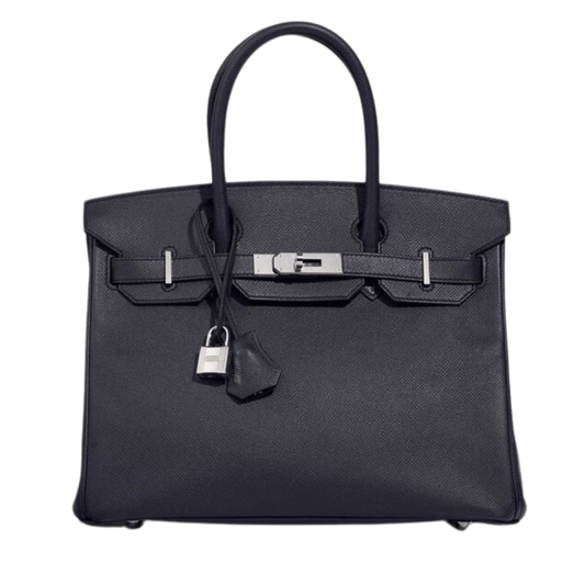 Hermes Birkin 30 Blue Indigo Epsom Leather