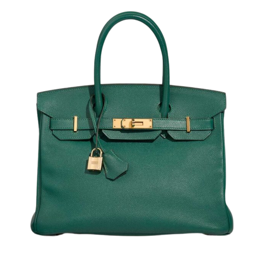 Hermes Birkin 30 Vert Jade Epsom Leather
