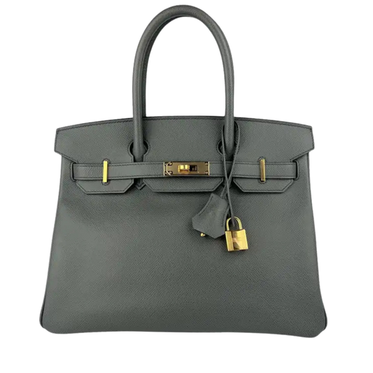 Hermes Birkin 30 Vert Amande Epsom Leather
