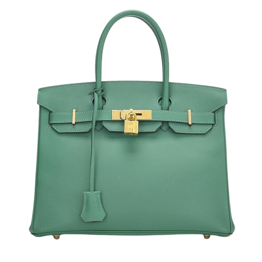 Hermes Birkin 30 Vert Vertigo Epsom Leather