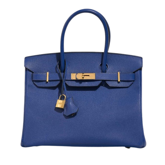 Hermes Birkin 30 Bleu Electrique Epsom Leather