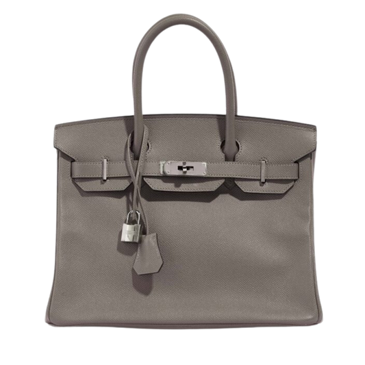 Hermes Birkin 30 Gris Asphalte Epsom Leather