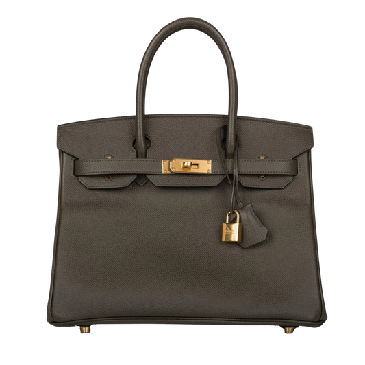 Hermes Birkin 30 Vert de Gris Epsom Leather