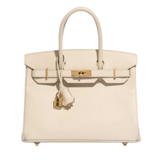 Hermes Birkin 30 Craie Epsom Leather