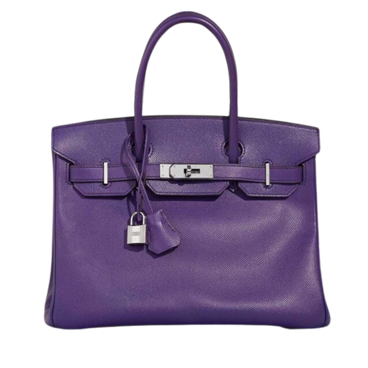 Hermes Birkin 30 Ultraviolet Epsom Leather