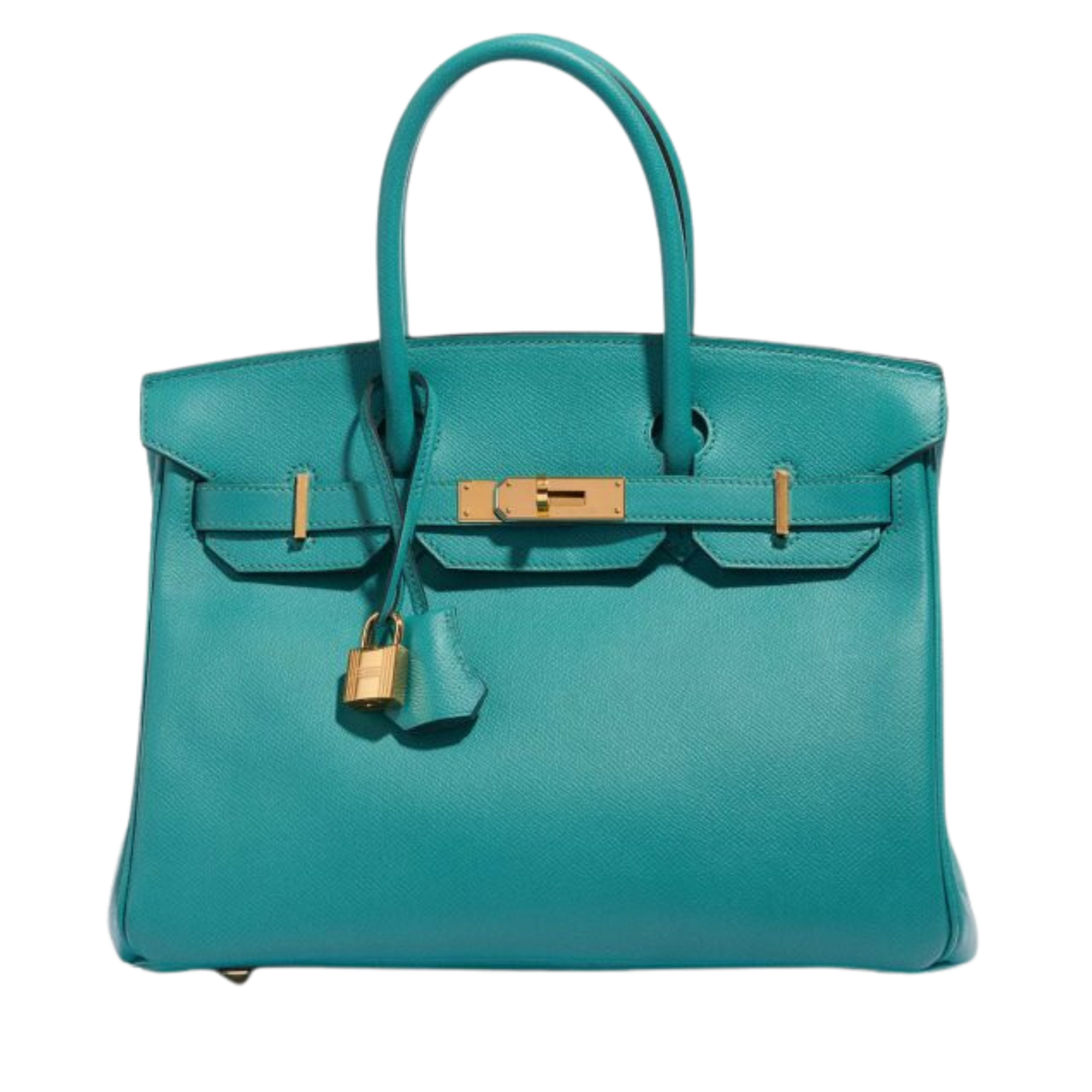 Hermes Birkin 30 Blue Paon Epsom Leather
