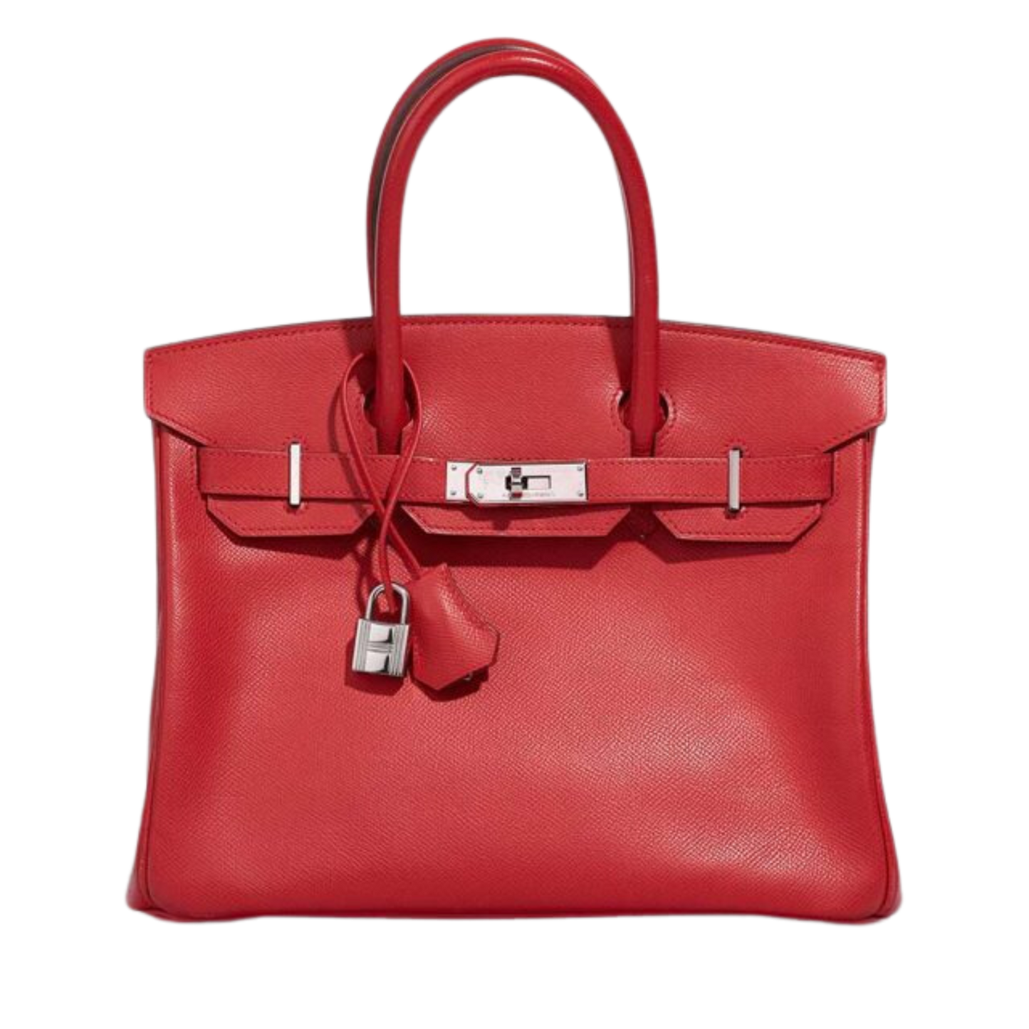 Hermes Birkin 30 Rouge Vif Epsom Leather