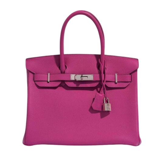 Hermes Birkin 30 Rose Pourpre Togo Leather
