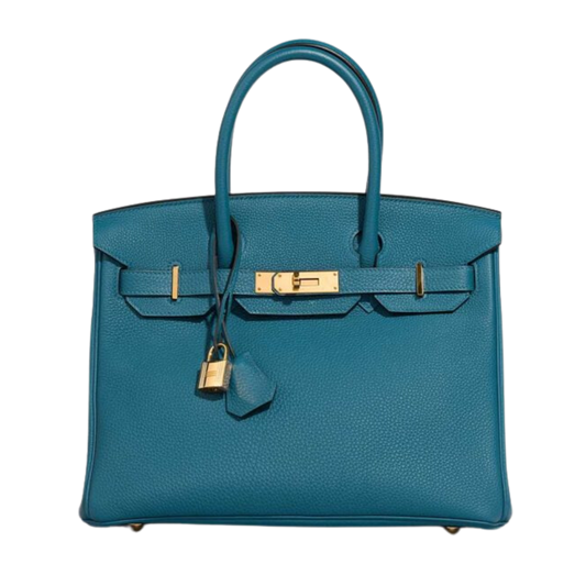 Hermes Birkin 30 Cobalt Togo Leather