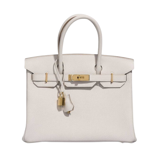 Hermes Birkin 30 Gris Pale Togo Leather