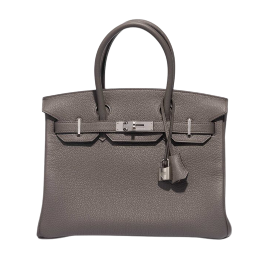 Hermes Birkin 30 Gris Etain Togo Leather