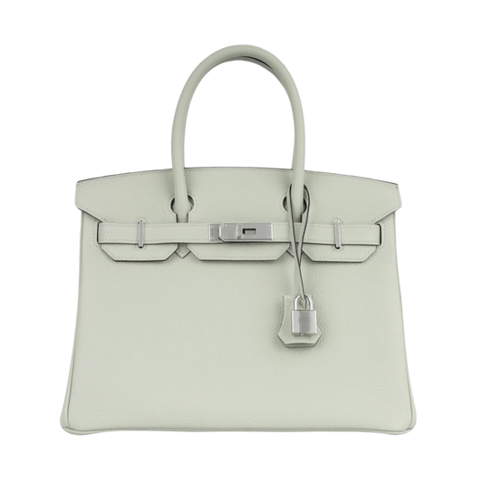 Hermes Birkin 30 Gris Neve Togo Leather