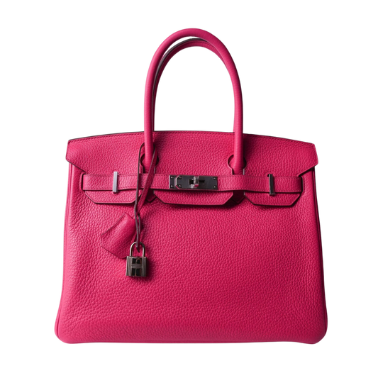 Hermes Birkin 30 Rose Mexico Togo Leather