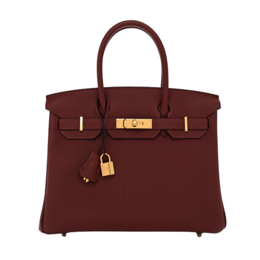 Hermes Birkin 30 Rouge H Togo Leather