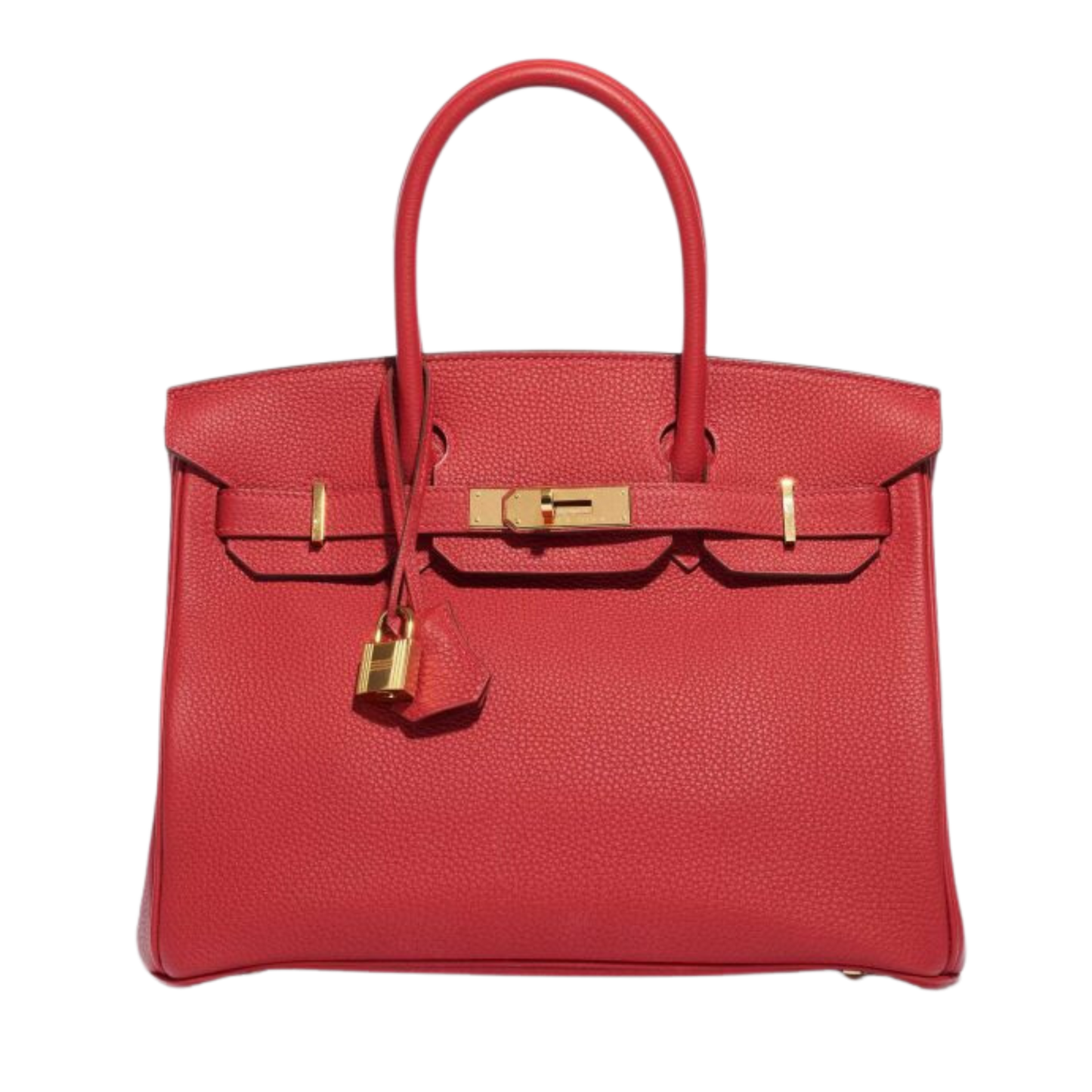 Hermes Birkin 30 Rouge Vif Togo Leather