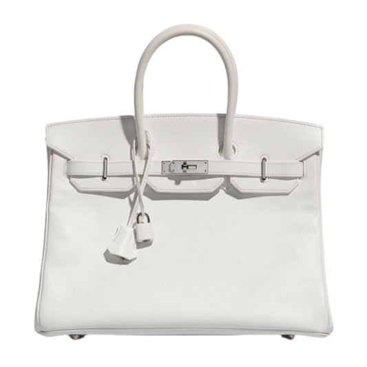Hermes Birkin 35 White Epsom Leather
