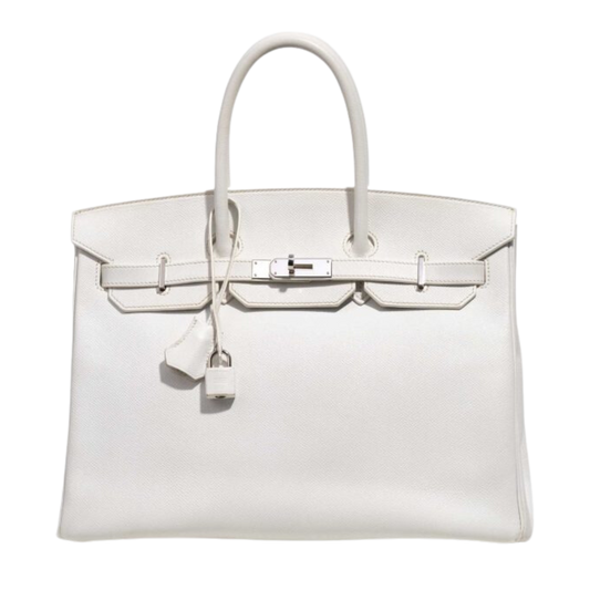 Hermes Birkin 35 Blanc Epsom Leather