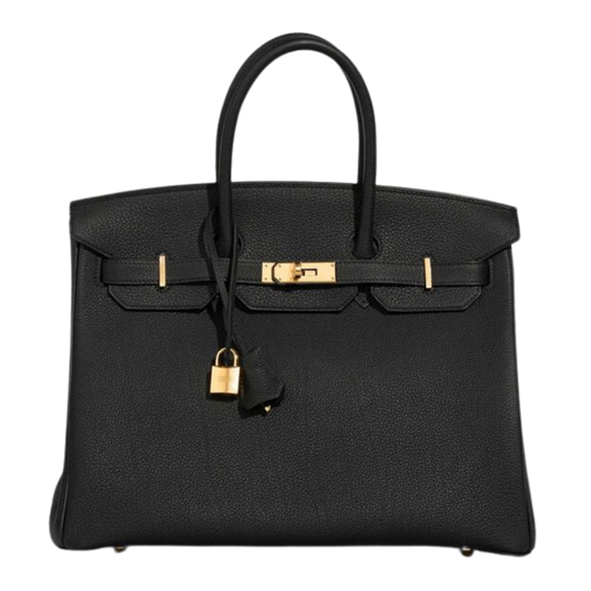 Hermes Birkin 35 Noir Togo Leather