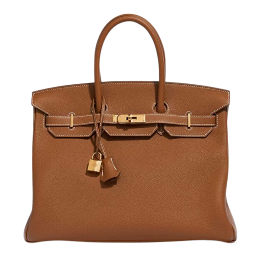Hermes Birkin 35 Gold Togo Leather
