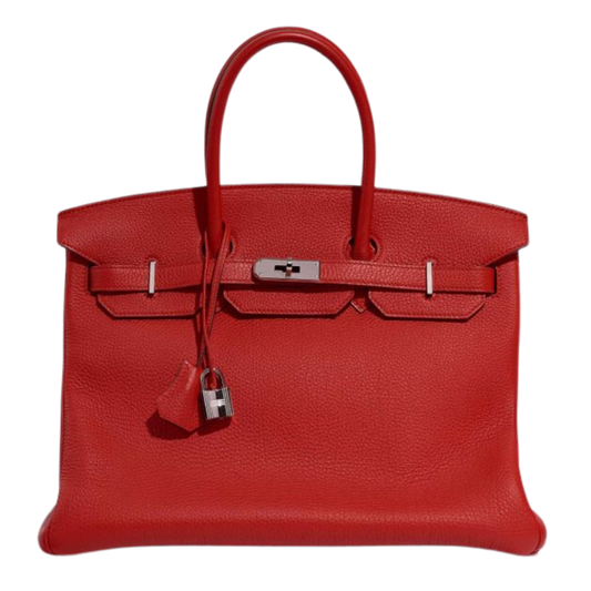 Hermes Birkin 35 Rouge Tomate Togo Leather