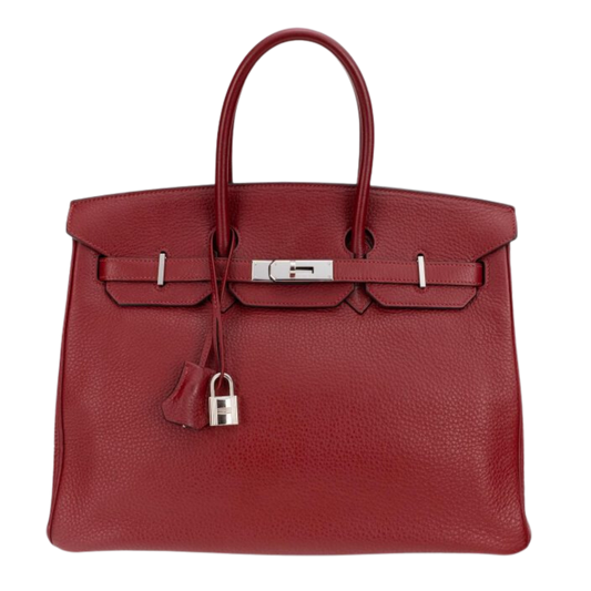 Hermes Birkin 35 Rouge Grenat Togo Leather