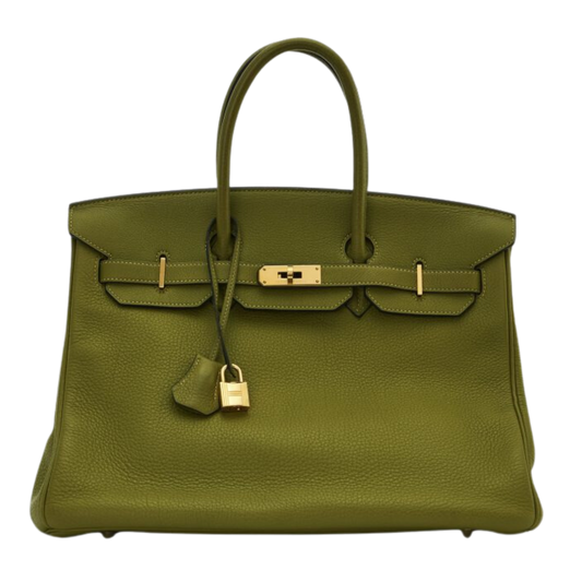 Hermes Birkin 35 Vert Chartreuse Togo Leather