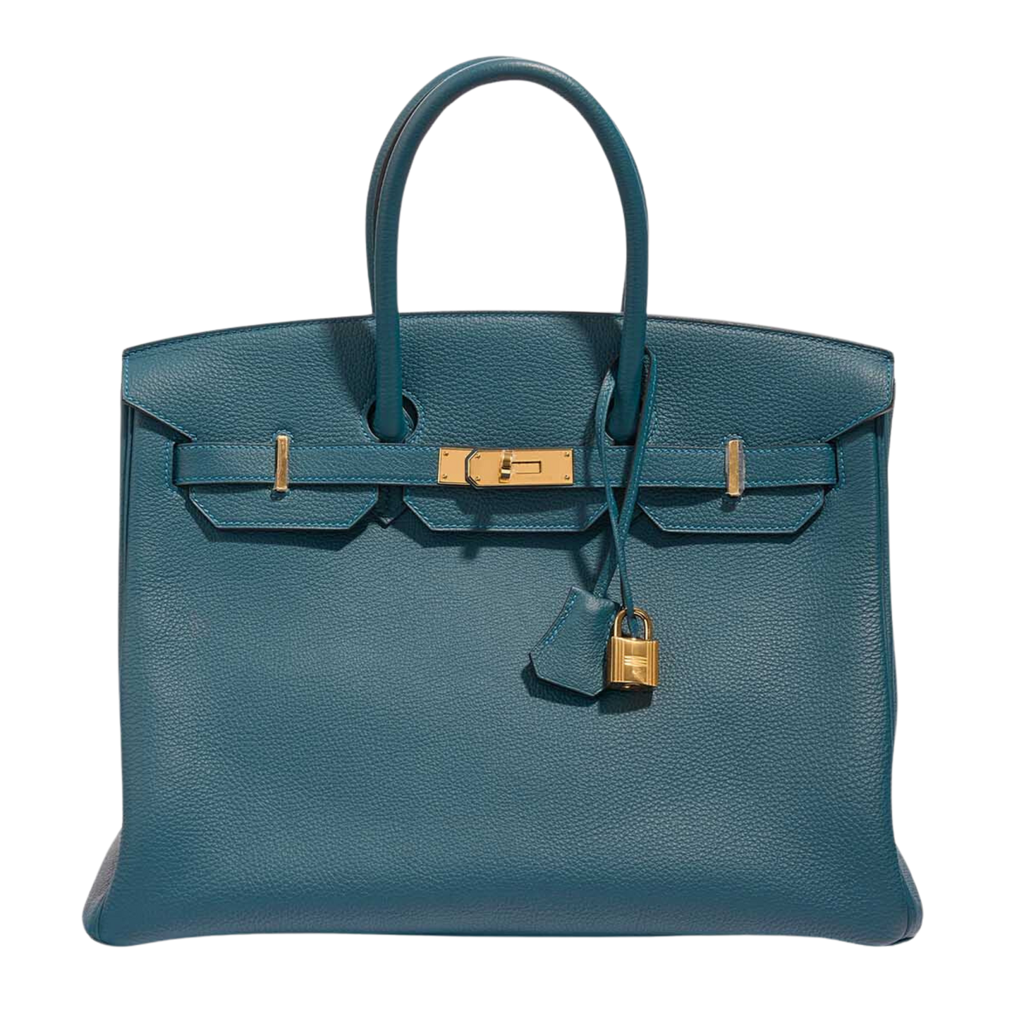 Hermes Birkin 35 Blue Colvert Togo Leather