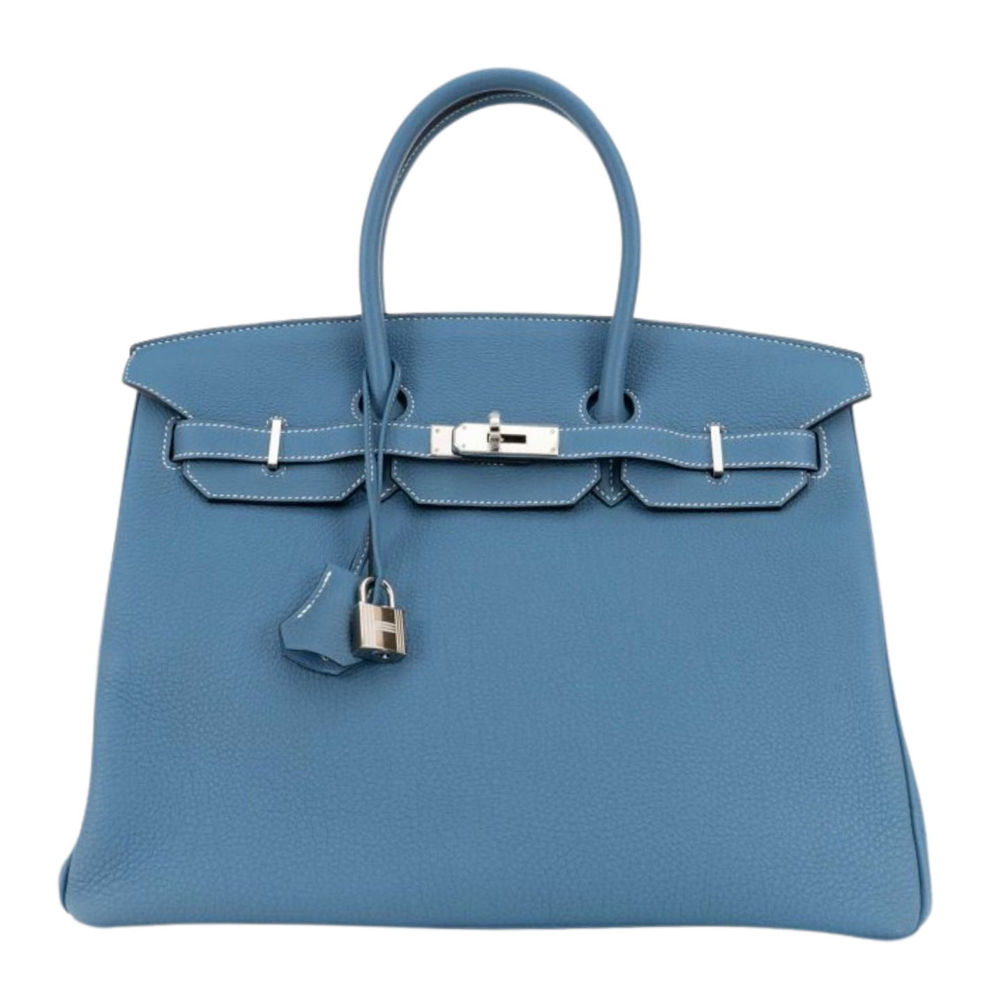 Hermes Birkin 35 Blue Jean Togo Leather