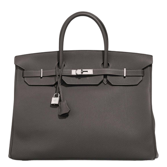 Hermes Birkin 40 Gris Etain Togo Leather