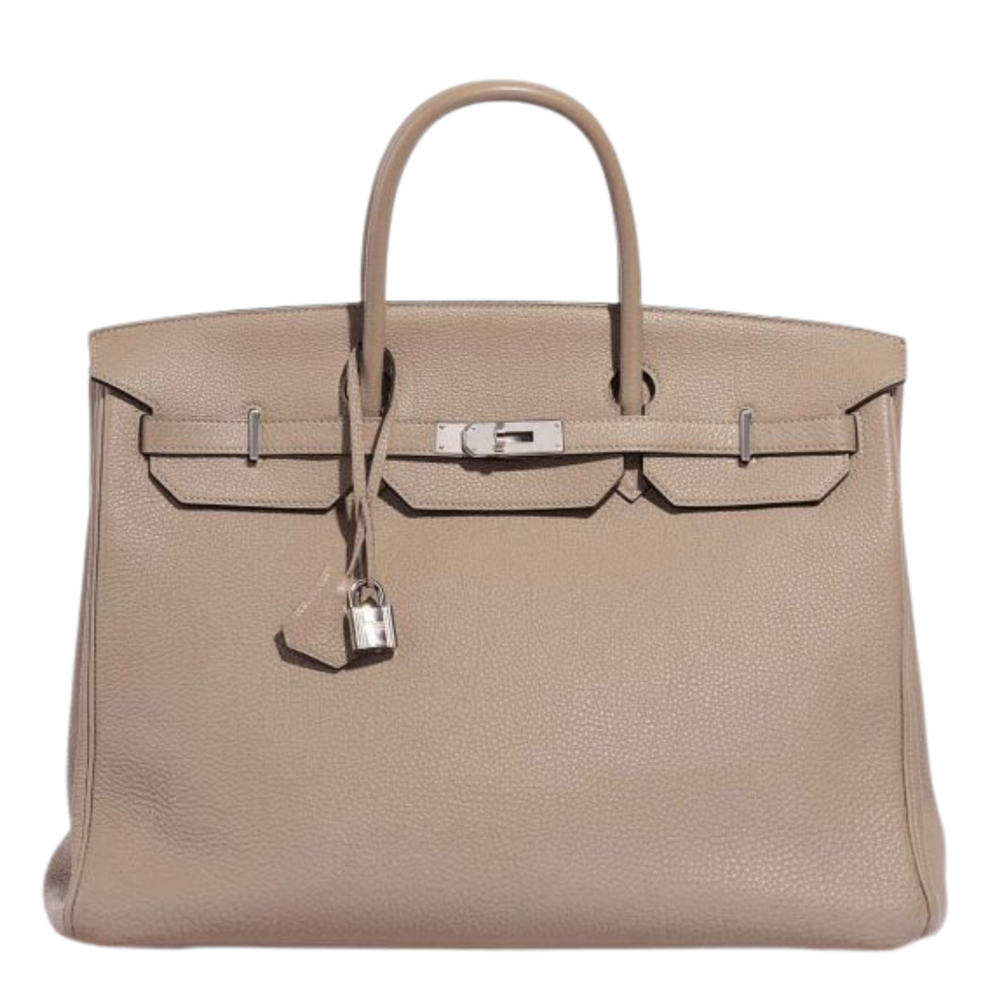 Hermes Birkin 40 Gris Tourterelle Clemence Leather