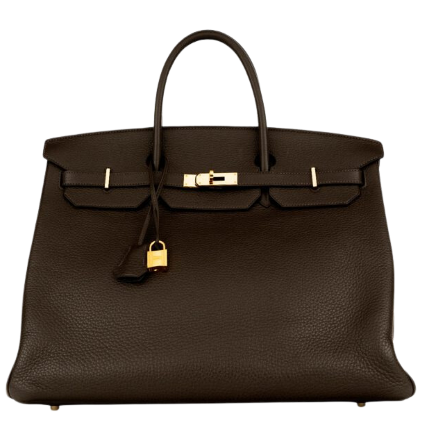 Hermes Birkin 40 Vert Bronze Clemence Leather