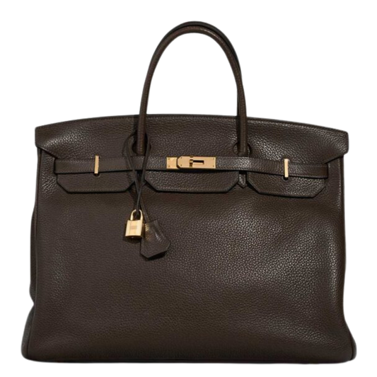 Hermes Birkin 40 Chocolat Clemence Leather