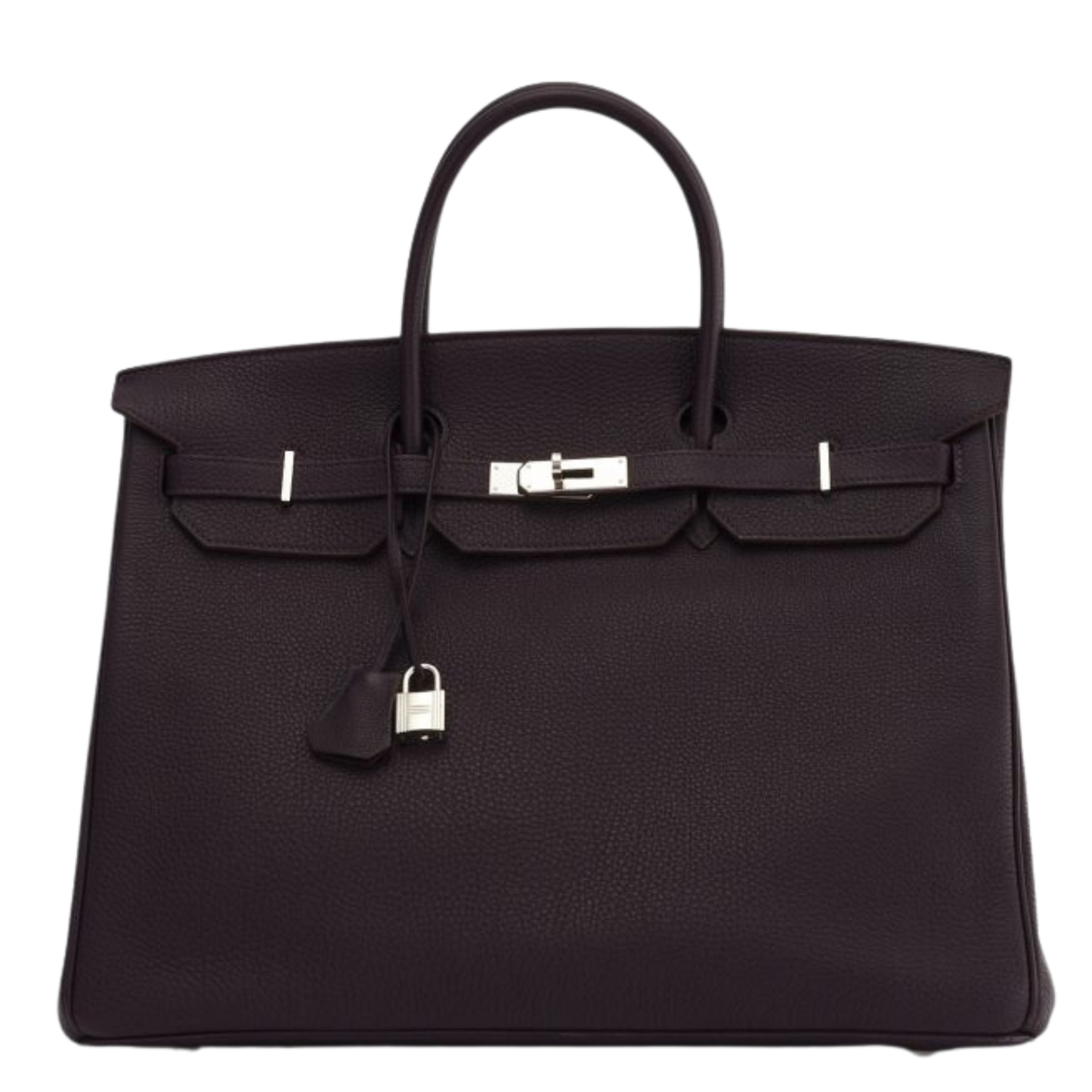 Hermes Birkin 40 Raisin Clemence Leather